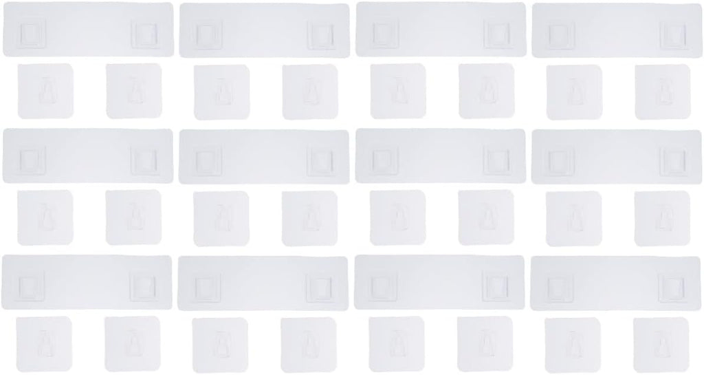  Cabilock Lot De 2 Clips Adhésifs Pour Rangement Mural Sans Trace Faciles à Décoller 30 Pièces