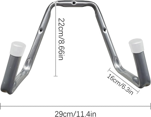  Crochets D'échelle – Support De Tuyau Utilitaire, Crochet Robuste Pour échelles Avec Construction En Acier Durable, Organiseur Mural, Rangement D'outils Et D'échelles, Garage, Abri De Jardin
