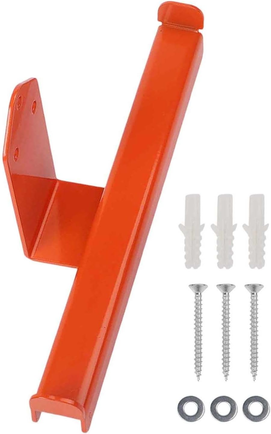  Lot De 2 Supports Muraux Pour Souffleur De Feuilles BG50 BG56 BG66 BG86 Avec Double Crochet Et Revêtement Orange Pour Pulvérisateur De Tronçonneuse