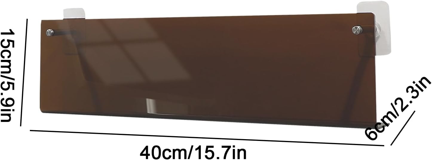 GENERIC Support D'album En Acrylique Transparent, étagère Multi-usages, Organiseur Sans Perforation Avec Construction Robuste, étagère D'affichage De Musique Avec Design élégant, Support D'album Pour Salon