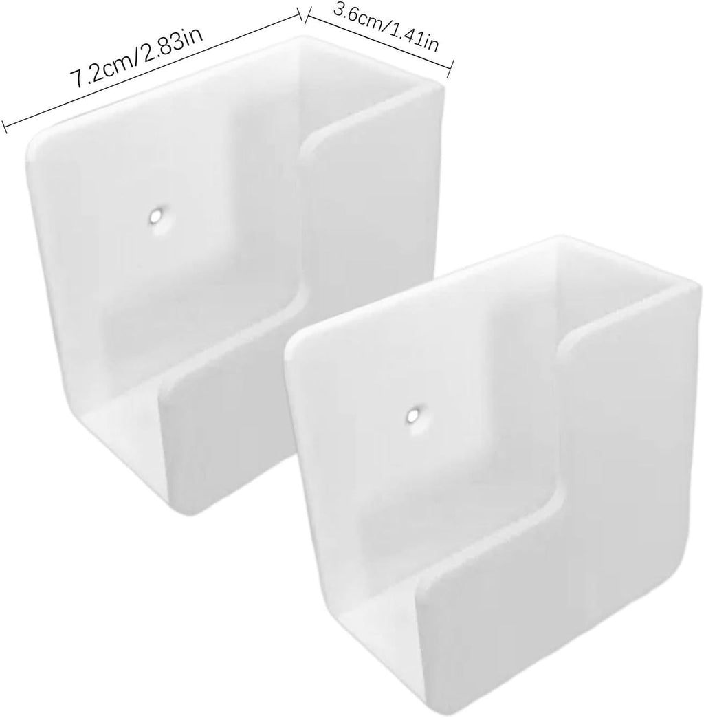  Support Compact Pour Salle De Bain, Support Mural Avec économie D'espace, Cadre En Acier Sans Perçage, Fixation Fonctionnelle De Rangement, Rangement De Chambre Pour Armoire, Salon