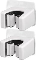  Support Mural Pour Serpillière | Lot De 2 Supports Muraux Gain De Place Robuste,Rangement Pour Outils De Nettoyage Salle De Bain,pour Pelle Aspirateur Gadgets Maison Bureau Dortoir