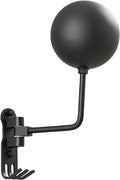  Support Mural Pour Casque De Moto, Support Pivotant à 180 Degrés Avec 3 Crochets Pour Garage, Entrée Ou Zone De Rangement, 35 Cm, 460 G, Noir, D'aluminium
