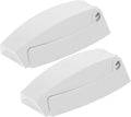  ULTECHNOVO Loquets De Trappe De VR Blanc En ABS, Support De Porte Pliable Pour Camping-Car, Lot De 2, Pour Yachts Et Bateaux Nautiques