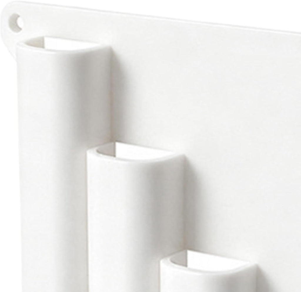 Genérico Support Mural Pour Serre-câbles – Organisateur Mural à 4 Poches Avec Support Lourd – Rangement Pour Garage, Atelier, Maison – Pour Maison, Bureau, Atelier, Cuisine, Armoire, Abri De Jardin, T