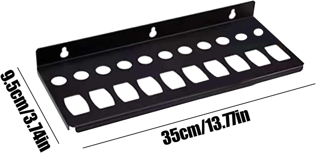  Organiseur De Tournevis, Porte-outils Mural Multifonction Peu Encombrant, Idéal Pour Garage, Atelier, Outils De Mécanicien, 35 X 9 Cm