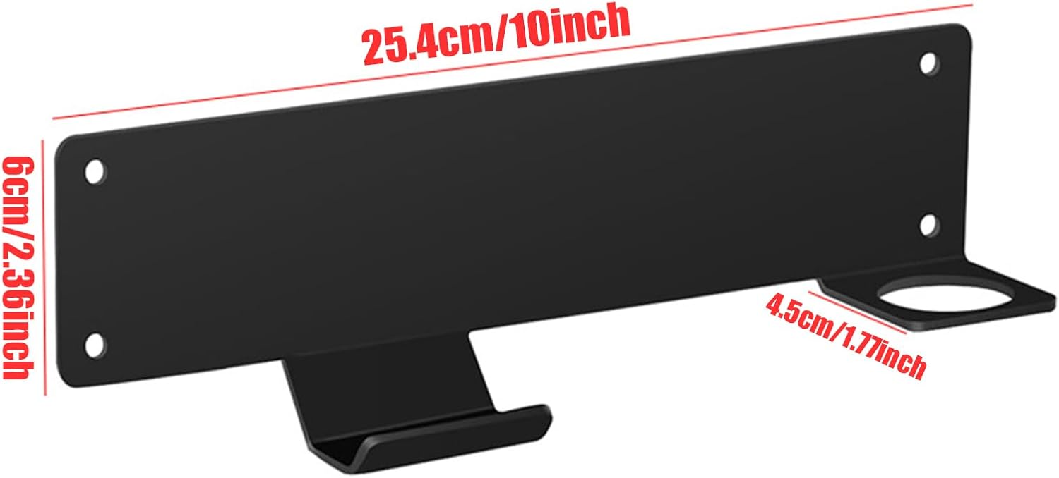  Générique Support Mural Pour Chèvres Mécaniques, Organisateur De Rack Pour Cric De Sol Et Support Monté Au Mur, Accessoire Remorque Pour Garage Atelier Ferme Abri