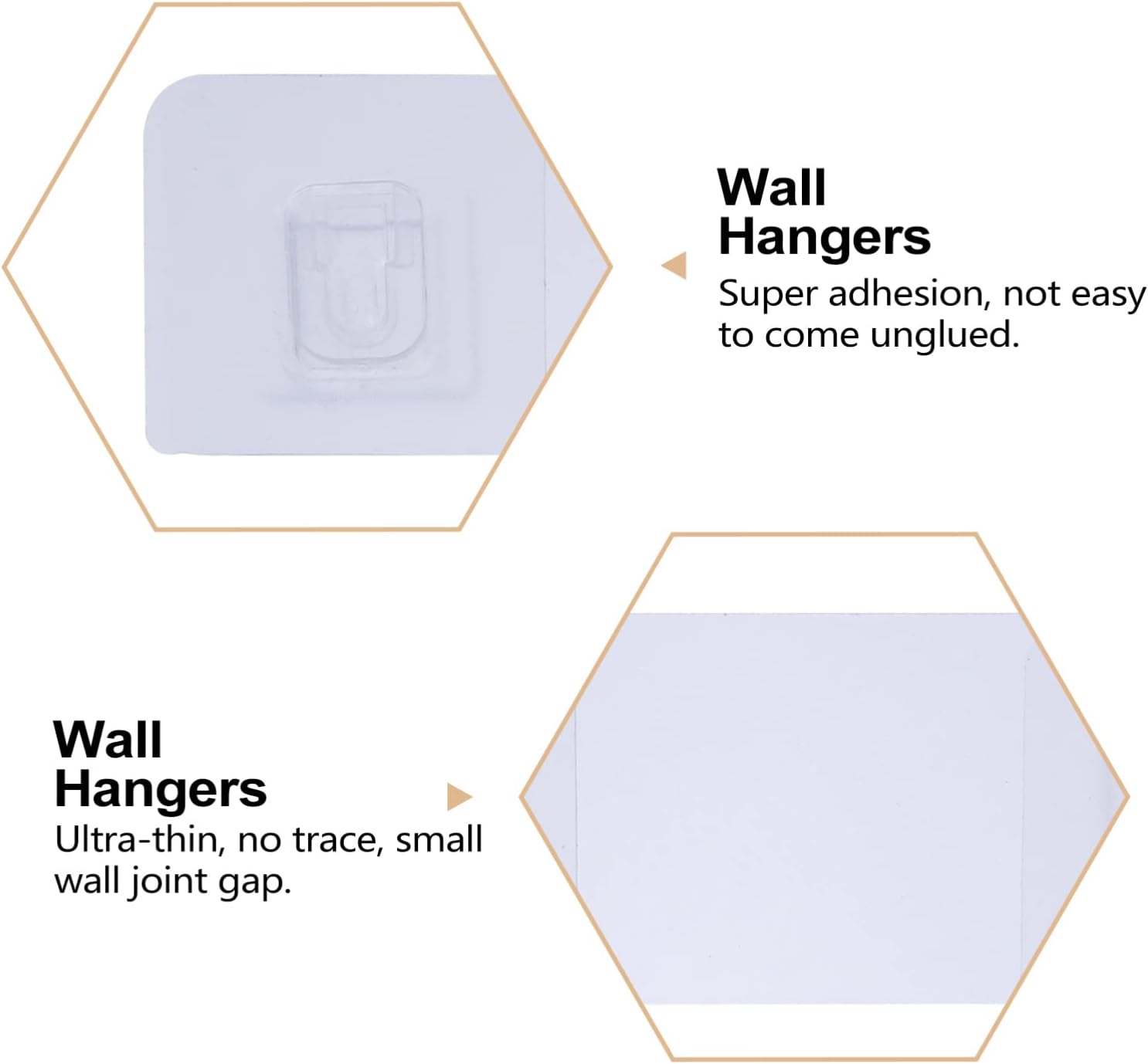  Cabilock Lot De 2 Clips Adhésifs Pour Rangement Mural Sans Trace Faciles à Décoller 30 Pièces