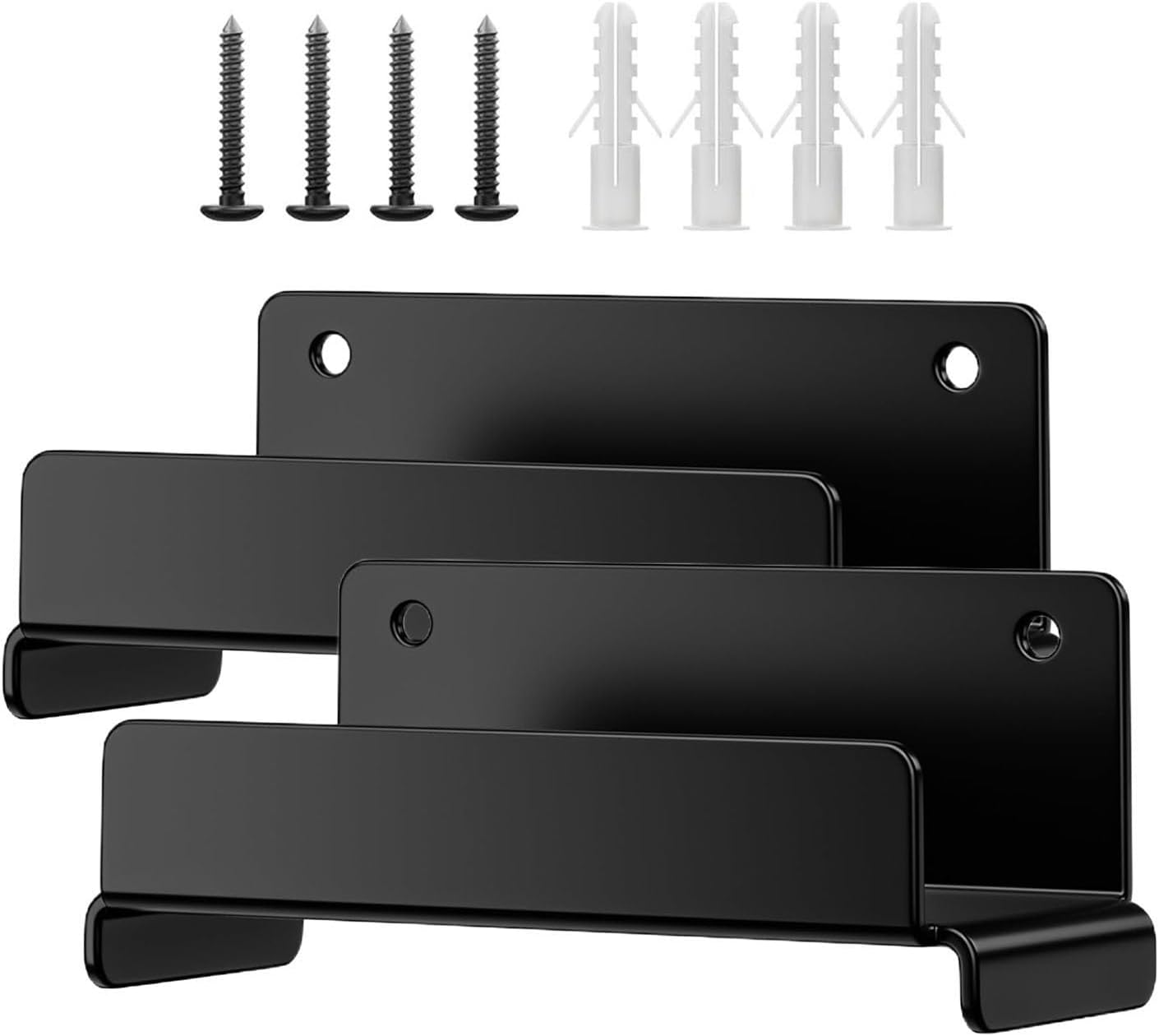 Genérico Ladder Holder - Heavy Duty Steel Mount, Multifunctional Wall Hooks, Garage Tool Organizer With Secure Grip, Storage Rack With Easy Install For Concrete Wood Chair, Ladder Holder, Durable Accessory For