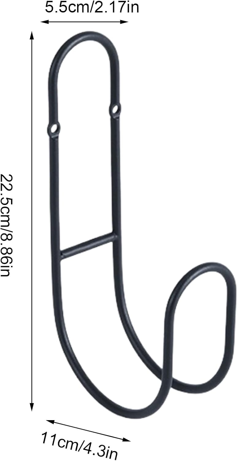  Supports De Tuyau D'eau Pour L'extérieur, En Métal Robuste, Fixation Murale, Support De Tuyau D'arrosage Extérieur | Pour Cordon, Rallonge, Cour, Clôture, Maison
