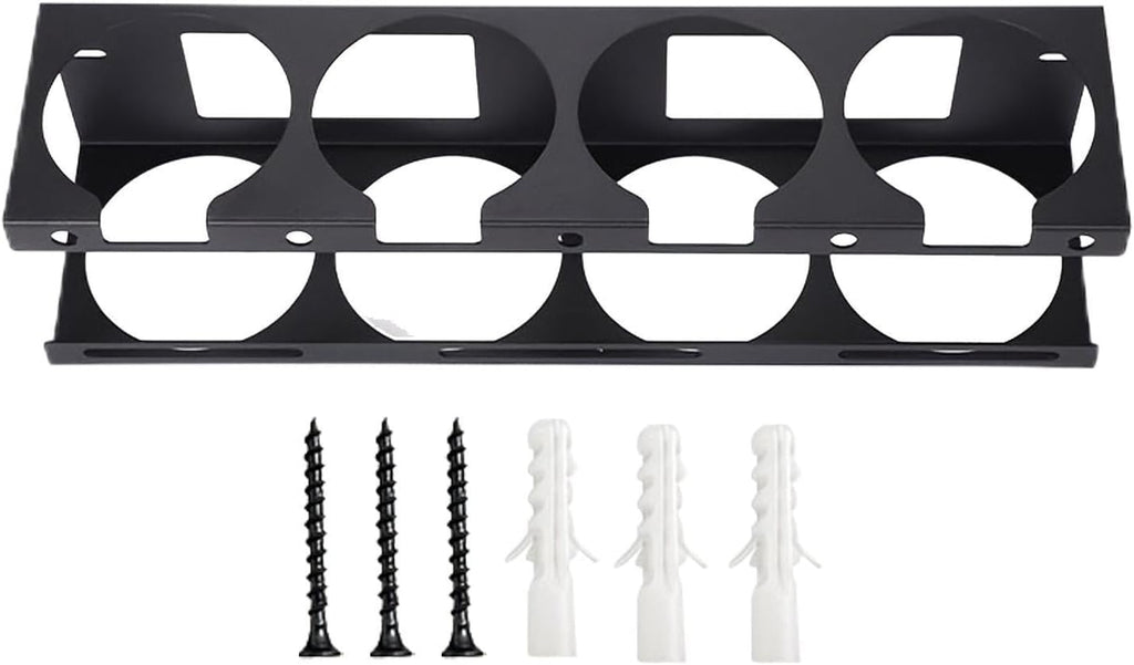 Générique Porte-électrode Pour Le Soudage,Rangement Mural En Fer à 4 Fentes - Support Mural Pour Fil De Soudage Et électrode - Pour Salon, Garage, Sous-sol, Appartement, Technicien, Hommes, Adultes