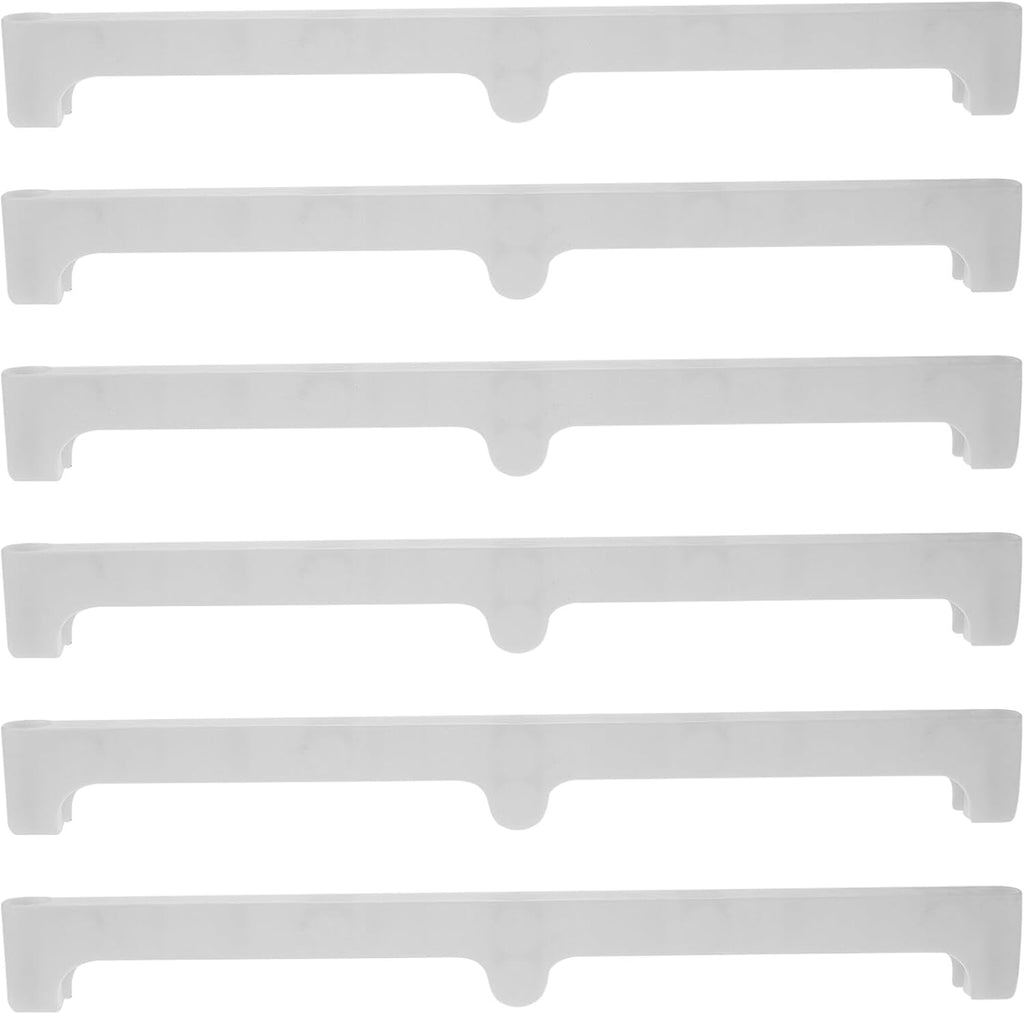  Ciieeo Support De Séchoir à Linge Plastique 44 CM Trou 19 CM Lot De 6 Pièces Détachées Pour Étendoir Suspendu Accessoires Résistants à La Chaleur Optimisation Espace Pour Chambre Et
