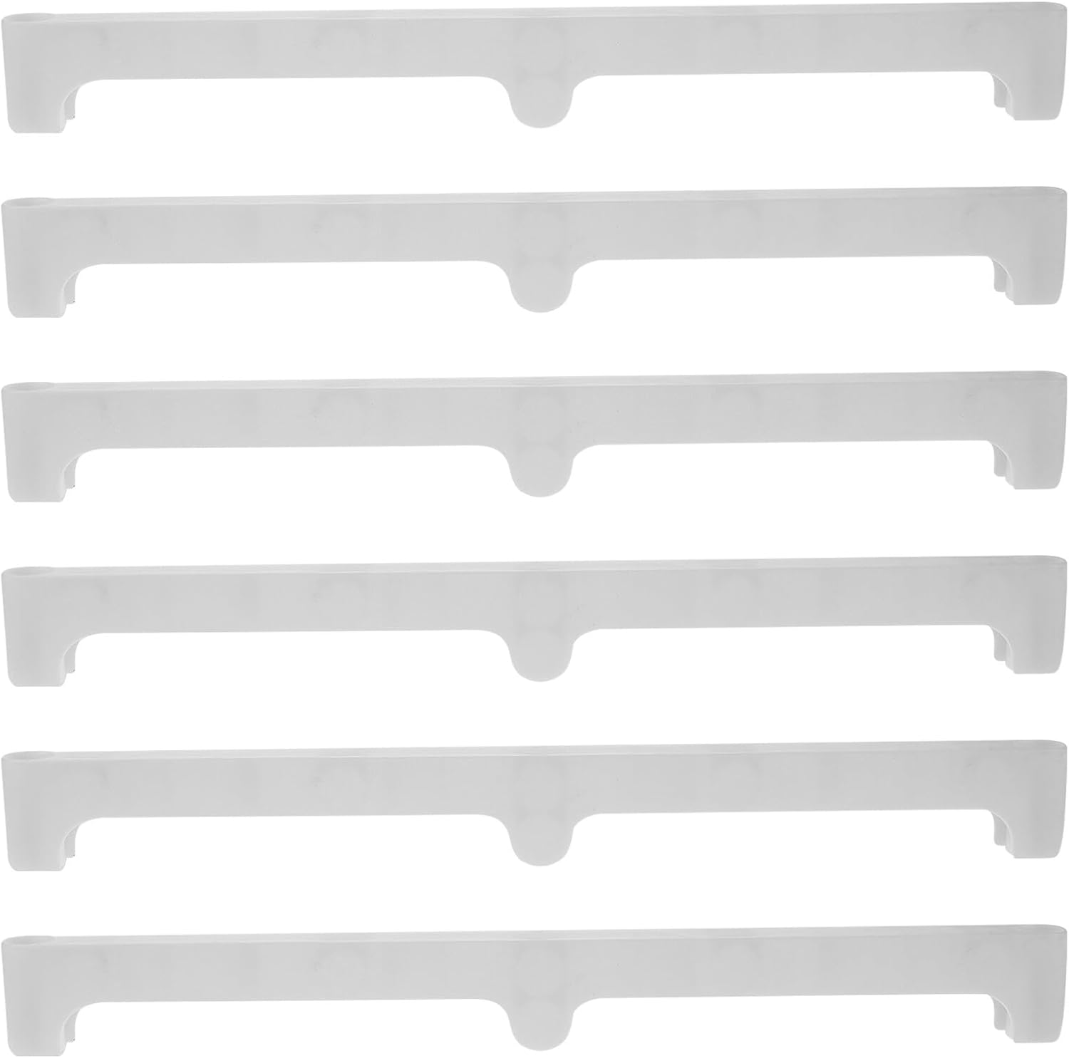  Ciieeo Support De Séchoir à Linge Plastique 44 CM Trou 19 CM Lot De 6 Pièces Détachées Pour Étendoir Suspendu Accessoires Résistants à La Chaleur Optimisation Espace Pour Chambre Et