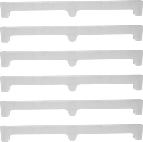  Ciieeo Support De Séchoir à Linge Plastique 44 CM Trou 19 CM Lot De 6 Pièces Détachées Pour Étendoir Suspendu Accessoires Résistants à La Chaleur Optimisation Espace Pour Chambre Et