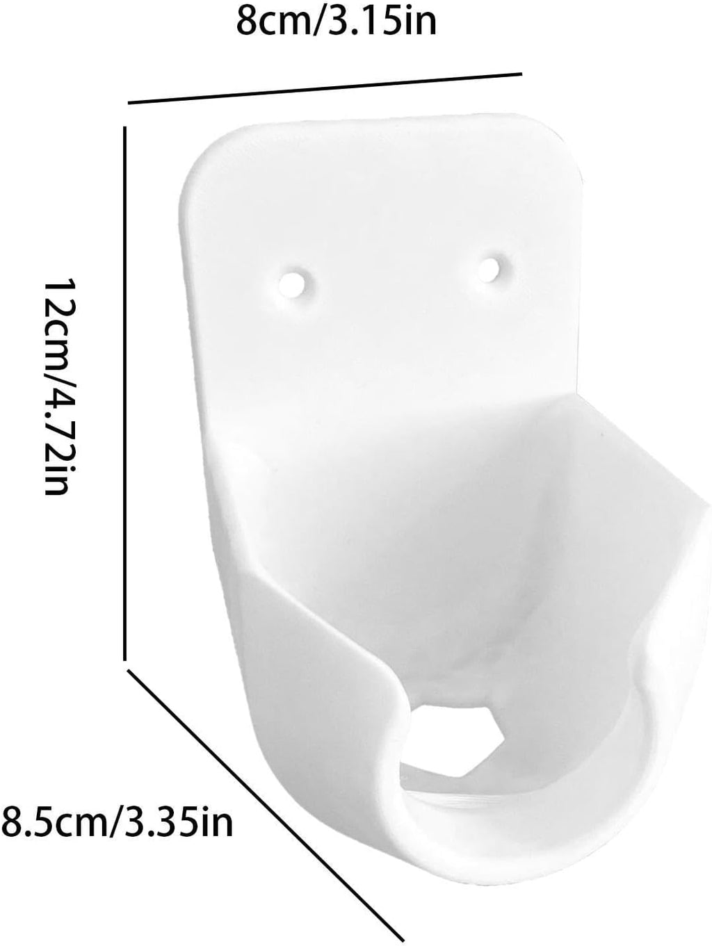  Generisch Support Pour Embouts De Tuyau - Support De Buse D'arrosage Et Organisateur De Rangement, Support Mural Pour Pulvérisateur | Pour Jardin, Pelouse, Irrigation, Terrasse, Arrière-cour, Garage