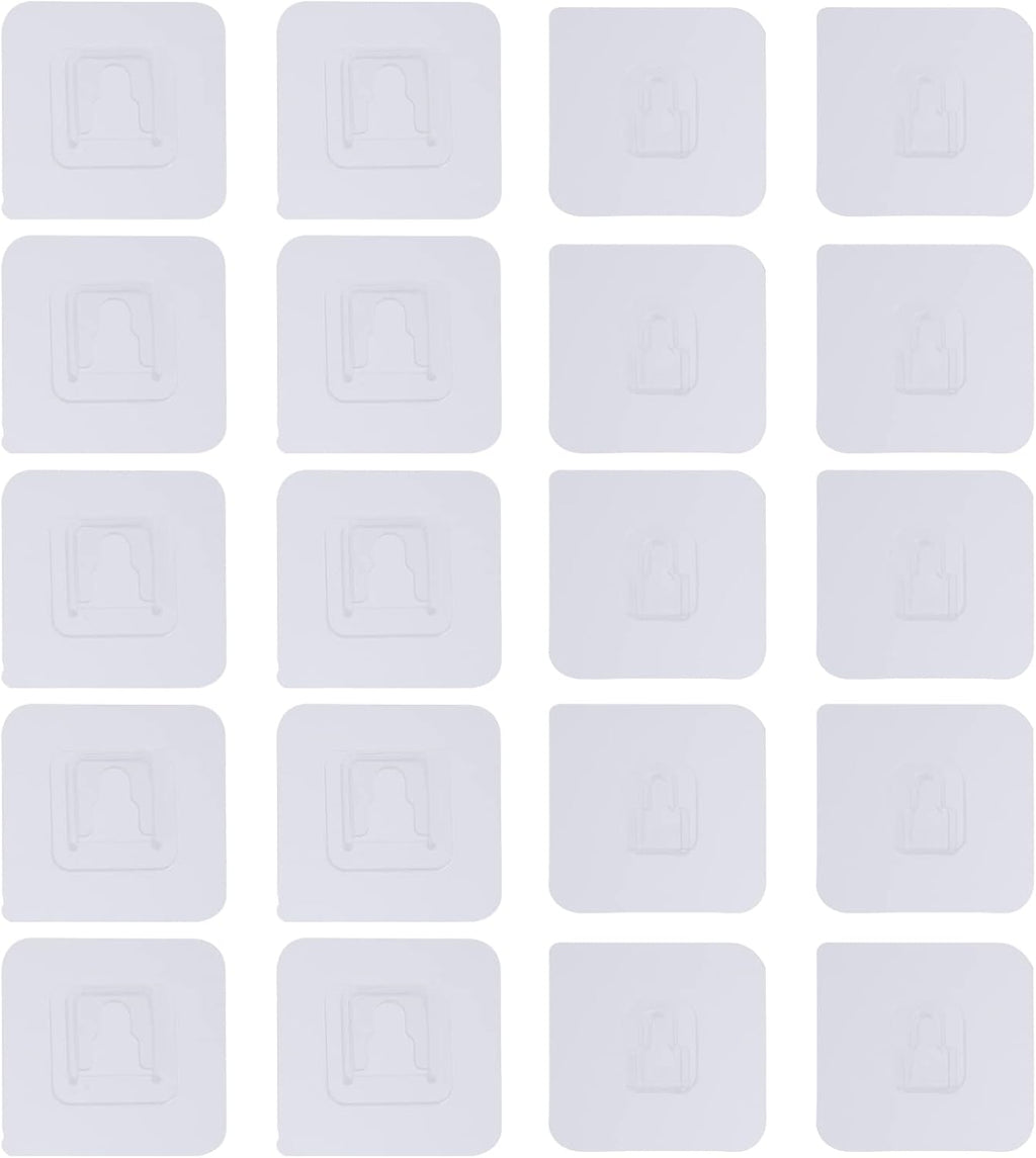  Cabilock Lot De 2 Clips Adhésifs Pour Rangement Mural Sans Trace Faciles à Décoller 30 Pièces