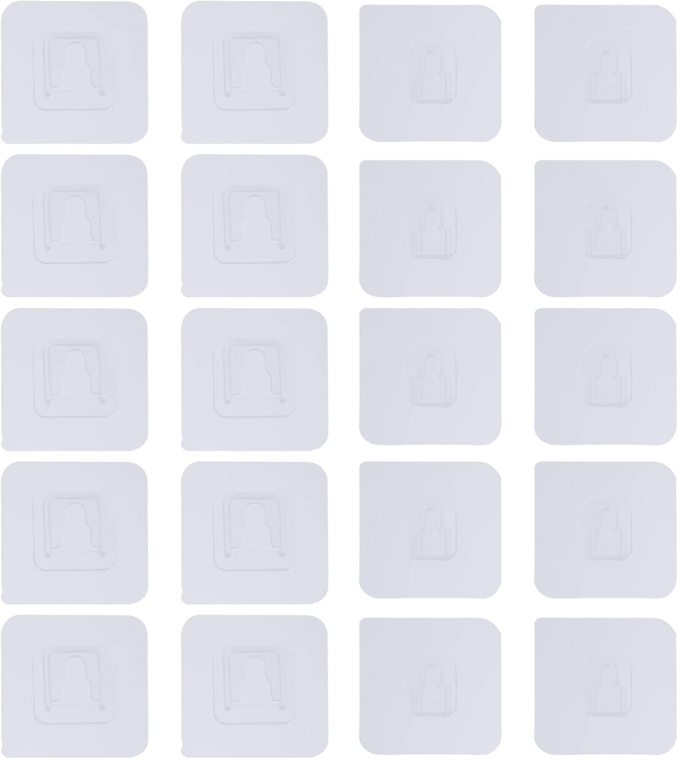  Cabilock Lot De 2 Clips Adhésifs Pour Rangement Mural Sans Trace Faciles à Décoller 30 Pièces