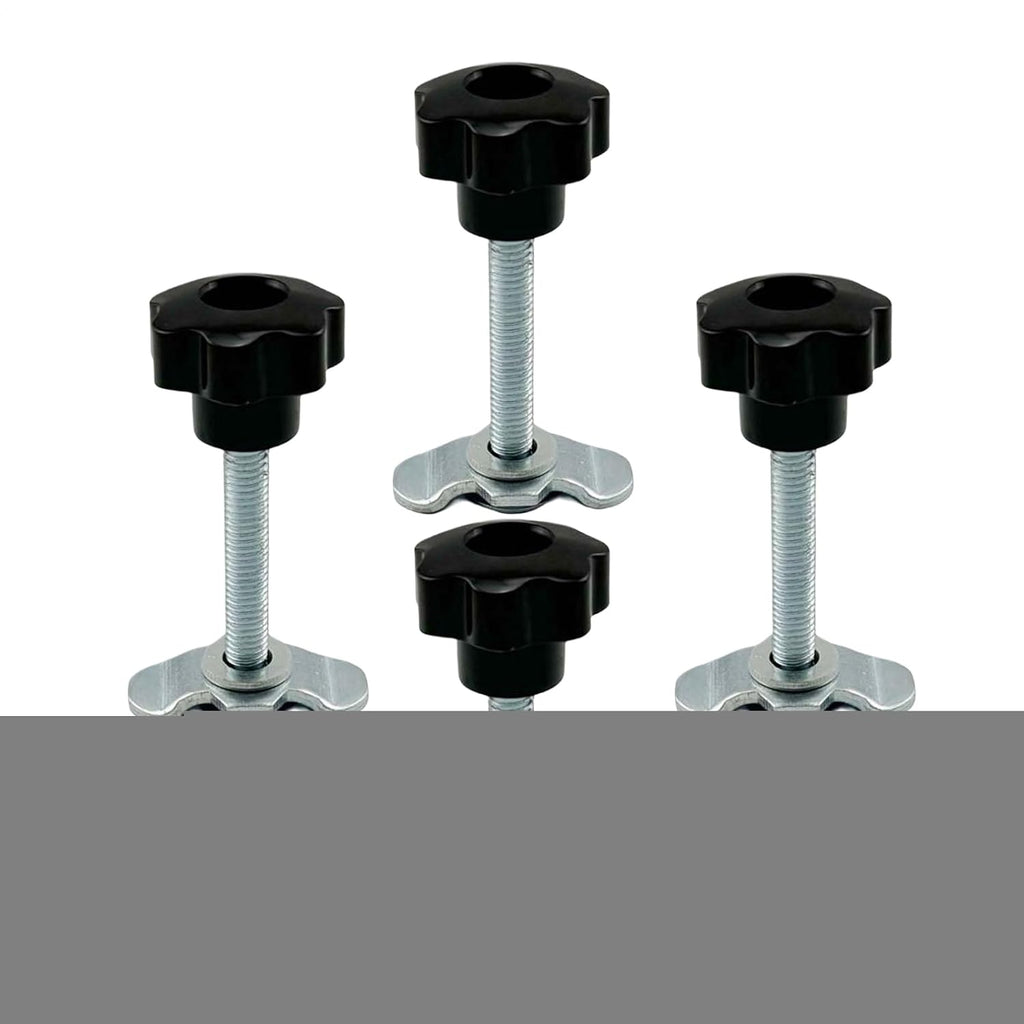  Goupille De Rail L, Raccord De Patte À Tige Filetée Pour Rail L, Pièces Anti-Dérapantes Pour Le Système Et Accessoires De Remplacement Pour Les Camions, Avions, Entrepôts, Garages Et