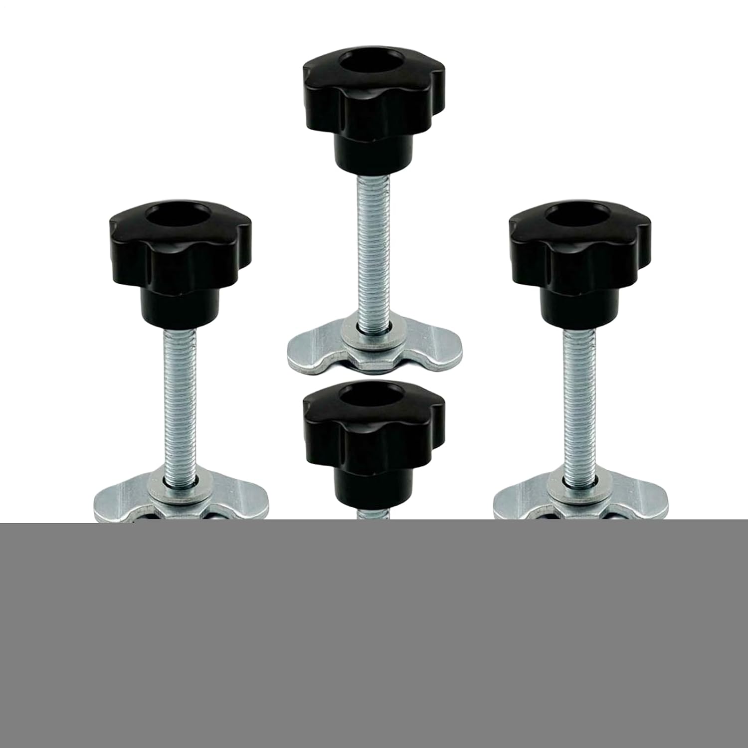  Goupille De Rail L, Raccord De Patte À Tige Filetée Pour Rail L, Pièces Anti-Dérapantes Pour Le Système Et Accessoires De Remplacement Pour Les Camions, Avions, Entrepôts, Garages Et