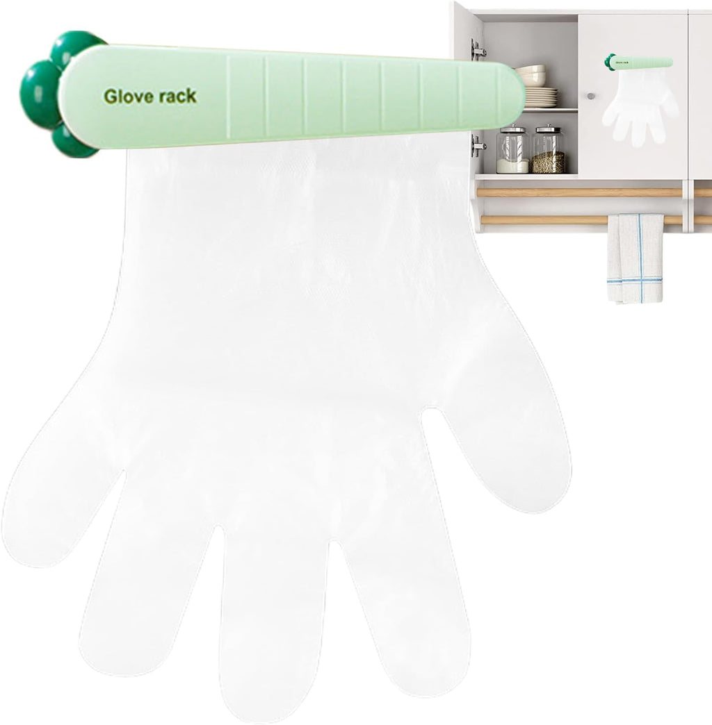 GENERIC Porte-gants, Pince à Gants Murale, économiseur D'espace, Organiseur De Rangement Multifonctionnel Pour Portes De Réfrigérateur, Cuisine, Buanderie