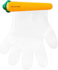 Glove Holder Wall Mount, Carrot Shape Clip, Space-Saving Design, Multifunctional Organizer, Home Storage Hook, Ideal For Kitchen And Refrigerator Doors, 7.87x0.98 Inch