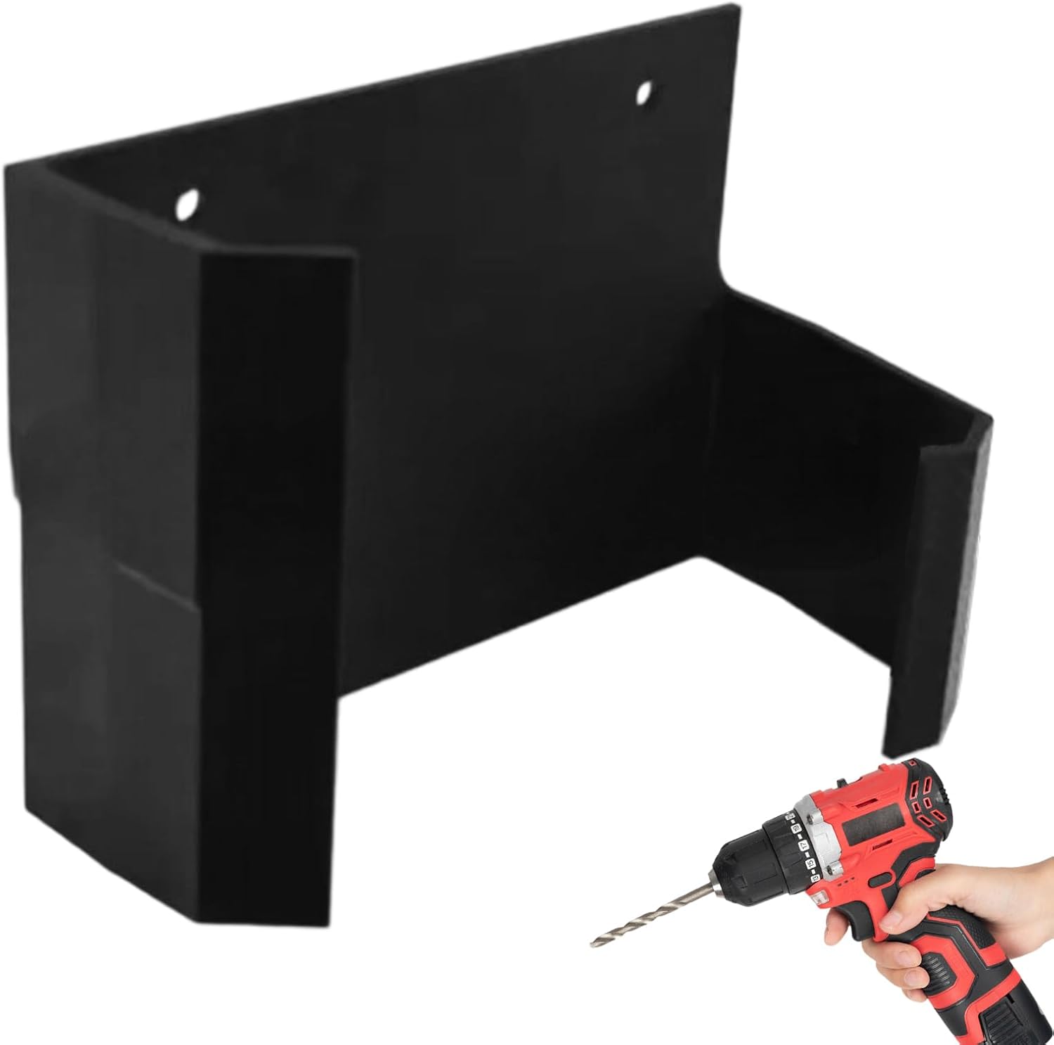 GENERIC Support De Rangement Pour Outils électriques, Organiseur De Perceuse, Support De Rangement Mural Robuste Pour Perceuse électrique, Marteau, Tournevis, Maison, Atelier, Réparation Automobile, Cour