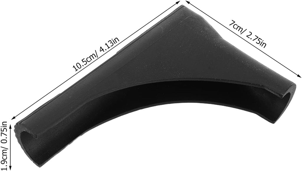  Housoutil Housse Antidérapante Pour Étendoir à Linge 4pcs En Plastique Noir, Protection Pour Pieds De Portant à Vêtements, Adaptée Aux Sols En Bois Dur