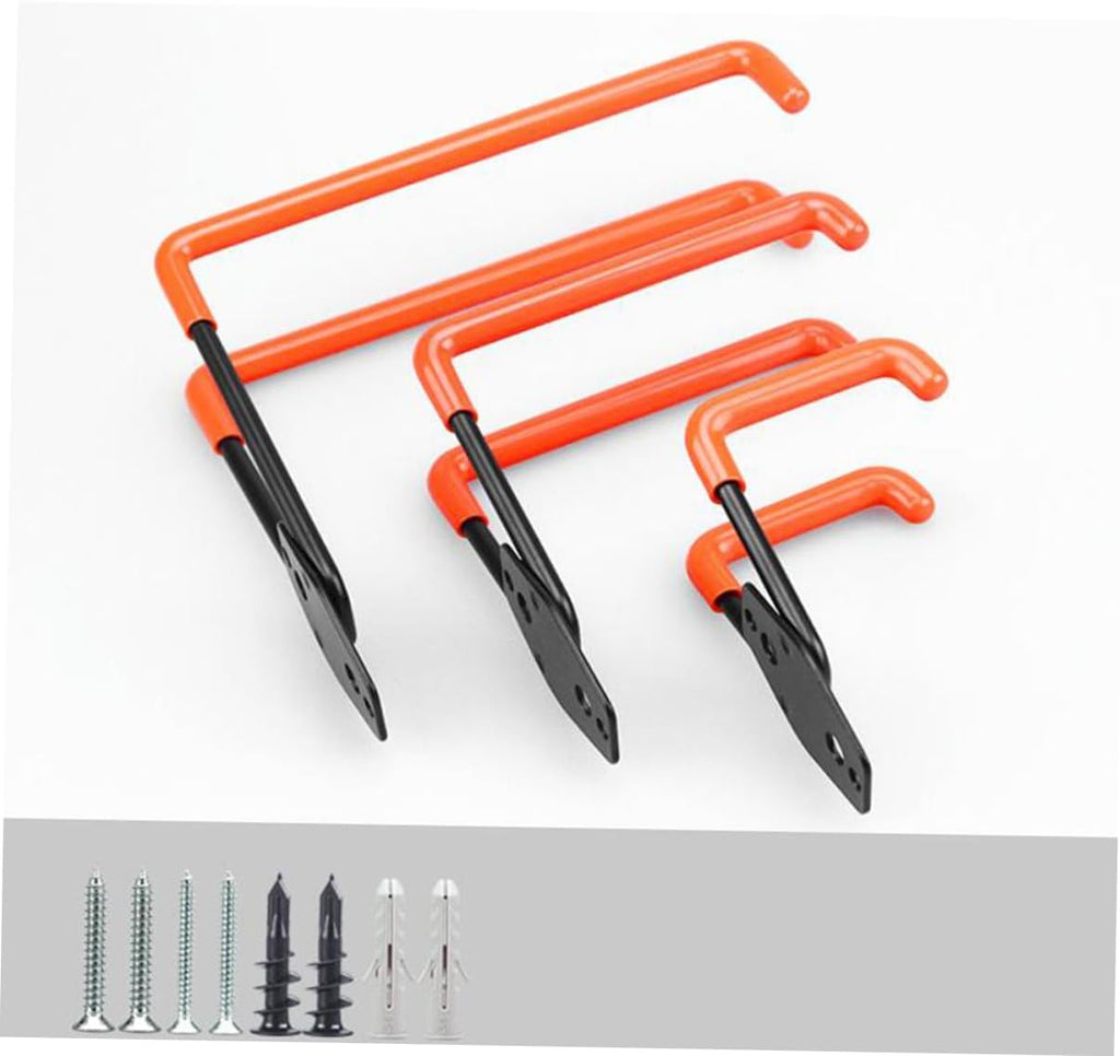  Ciieeo 2pièces Crochets De Rangement Pour Garage Lot De Fixation Murale Robustes Pour Outils Lourds Balcon Ou Entrepôt
