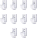  Générique Crochets Pour Guirlandes Lumineuses,Attaches Extérieures Pour Lumières | Lot De 10 Supports Étangs Résistants Déco Jardin Intérieur Stylisation Stable Rideaux Décoration Fêtiche Activités