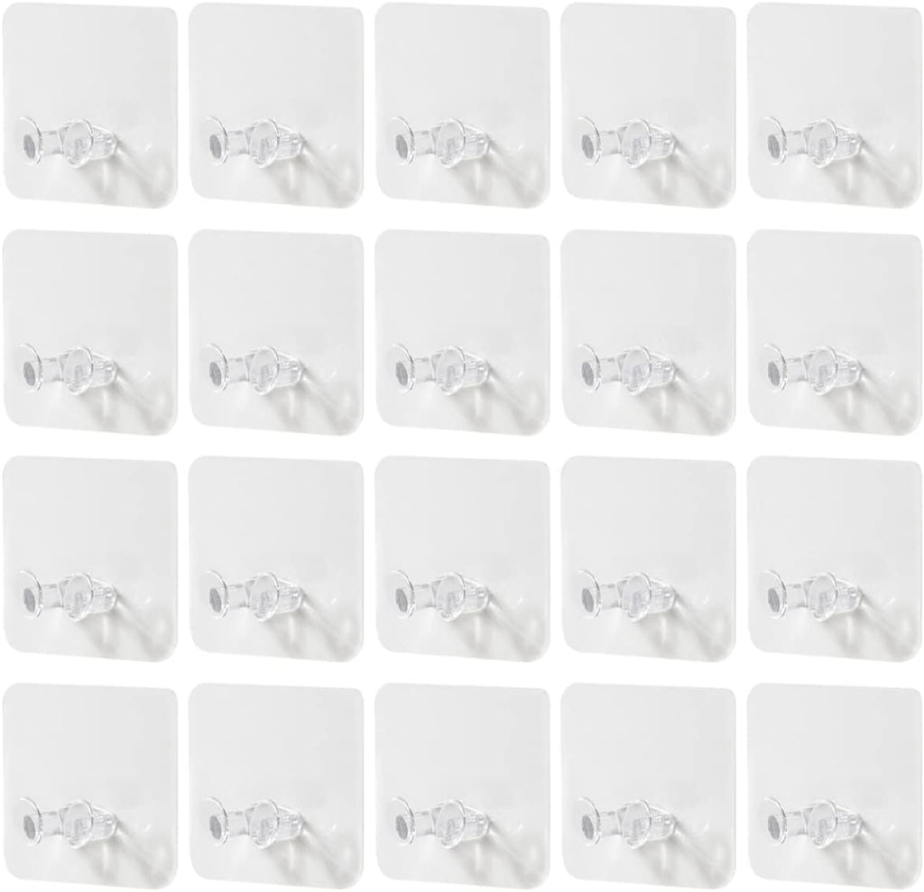  Cabilock Lot De 5 Supports Muraux Adhésifs Extensibles Multifonctionnels Solides Pour Éviter L'encombrement Du Bureau 20 Pièces X 5