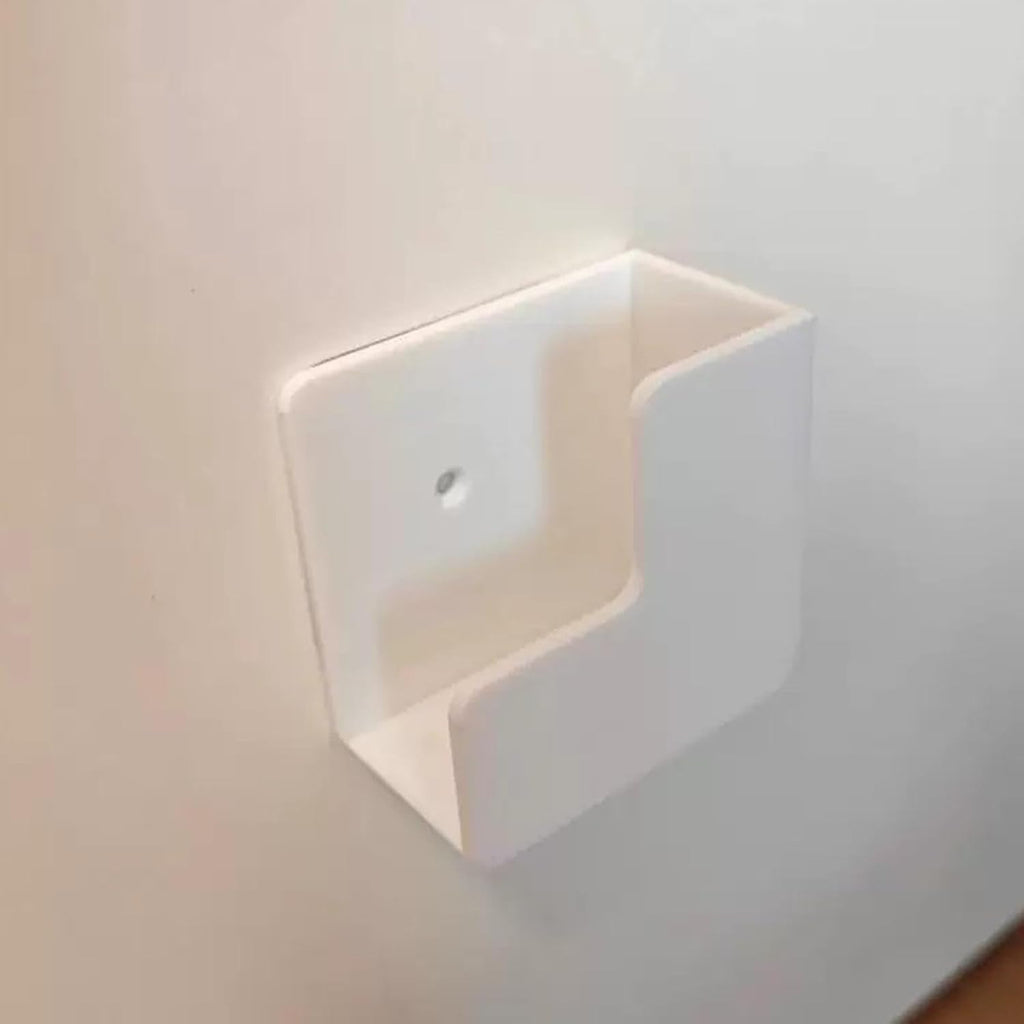  Support Compact Pour Salle De Bain, Support Mural Avec économie D'espace, Cadre En Acier Sans Perçage, Fixation Fonctionnelle De Rangement, Rangement De Chambre Pour Armoire, Salon