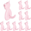  Sourcing Map Lot De 10 Crochets Muraux En Forme De Chat En Plastique Pour Garage, Magasin, Entrepôt, Magasin, Maison, 5,6 Cm, Rose Clair