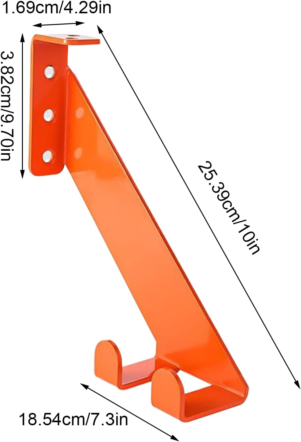  Generisch Cintre à Outils Pour Mur De Garage | Support De Tronçonneuse En Acier Inoxydable | Étagère Murale Haute Performance Pour Atelier, Shed Garden Shop, Home Storage Display, Capacité De 180
