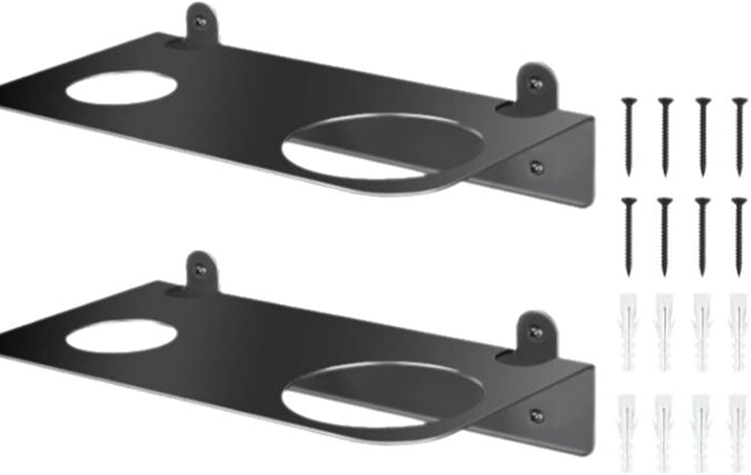  Porte-entonnoir À L'huile - 2 Pièces Rack De Stockage D'organisateurs Pour Les Entonnoirs | Organisateurs À Montage Mural Avec Construction Robuste Pour Garage Hangar Remorque Cuisine Breakroom Home W