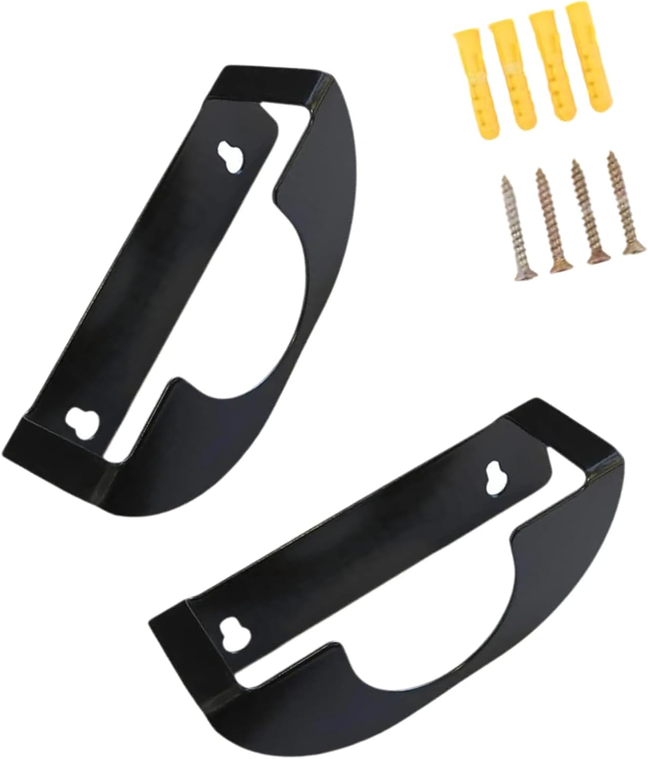  Lot De 2 Supports Muraux En Fer Pour Meuleuse Coudée De 12,7 Cm, Pour Outils électriques, Optimisation De L'espace D'atelier, Support Mural Vertical