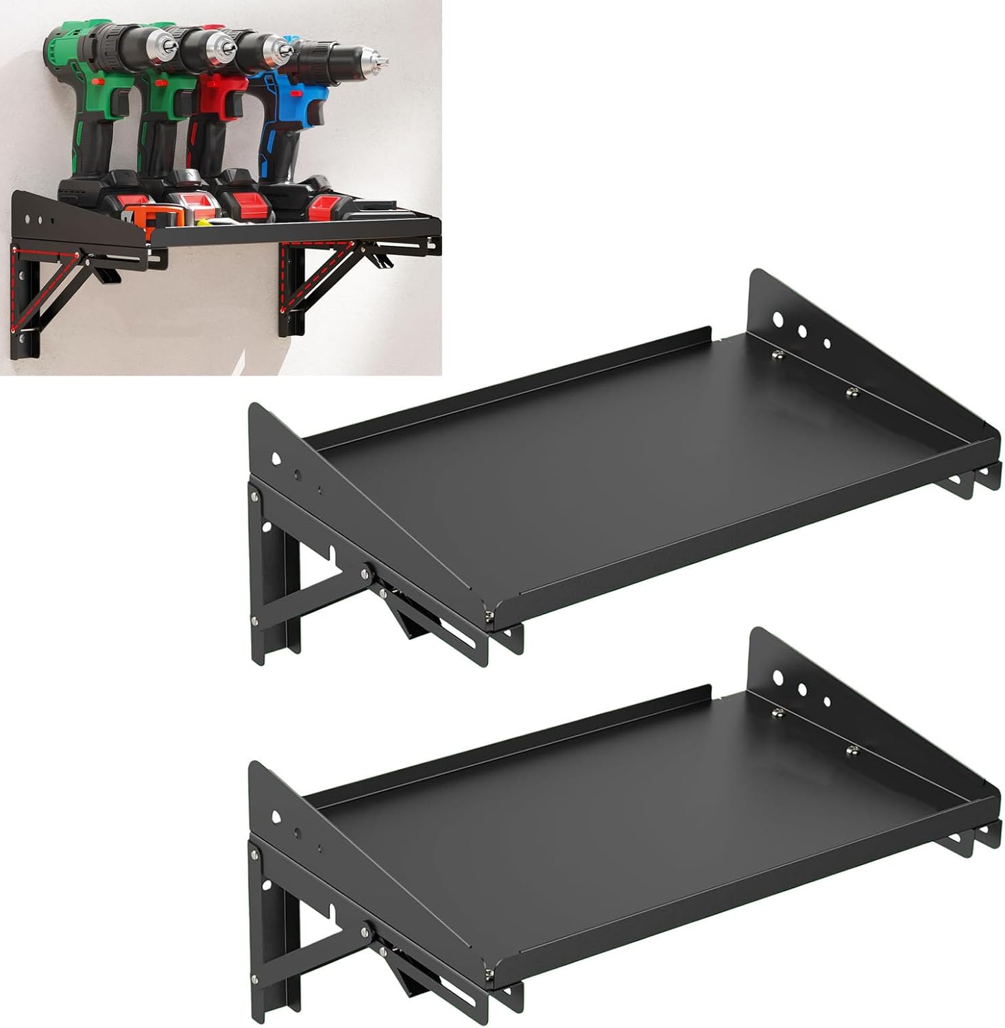  Étagères Stables En Acier Pour Le Stockage De Garage Durable Avec Des Styles Minimalistes Pour Une Utilisation à Long Terme Dans Différents Paramètres De Rack Pliable