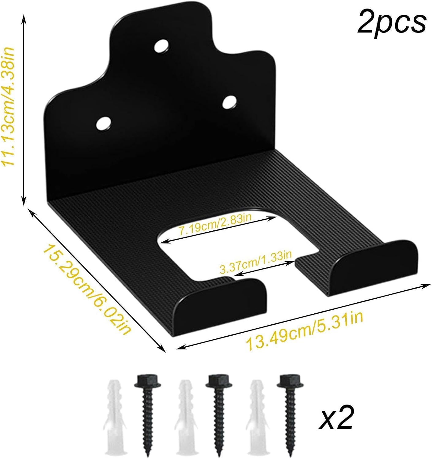  Support De Ranger Outils De Jardin,Organisateur De Rangement Pour Débroussailleuse - Support D'Outils De Jardin Motorisé,Pour Garage Ferme Cave Pelle Râteau Balai Serpillère Perceuse Équipement