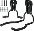  Porte-Outils De Jardin Mural,Noir Anti-Rouille Multifonction Économiseur D'Espace | Acier,Organisateur Polyvalent Gain De Place Avec Crochets Pour Système De Rangement Mural De Garage