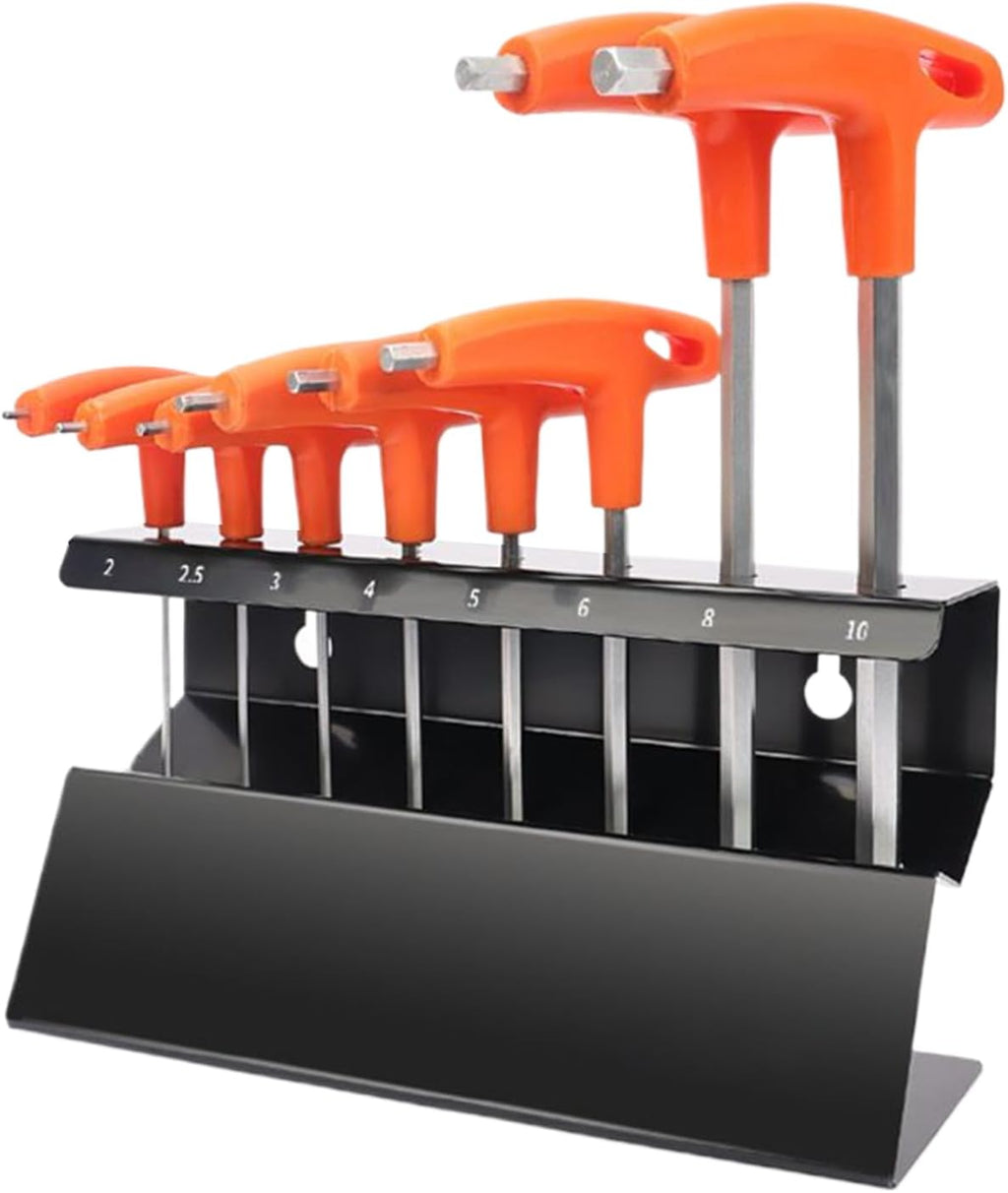 GENERIC Porte-clé | Support Mural En Acier Inoxydable Pour Clés Verticales, Porte-outils Hexagonaux Pour économiser De L'espace Pour Garage, Atelier, Dortoir, Maison, Salon