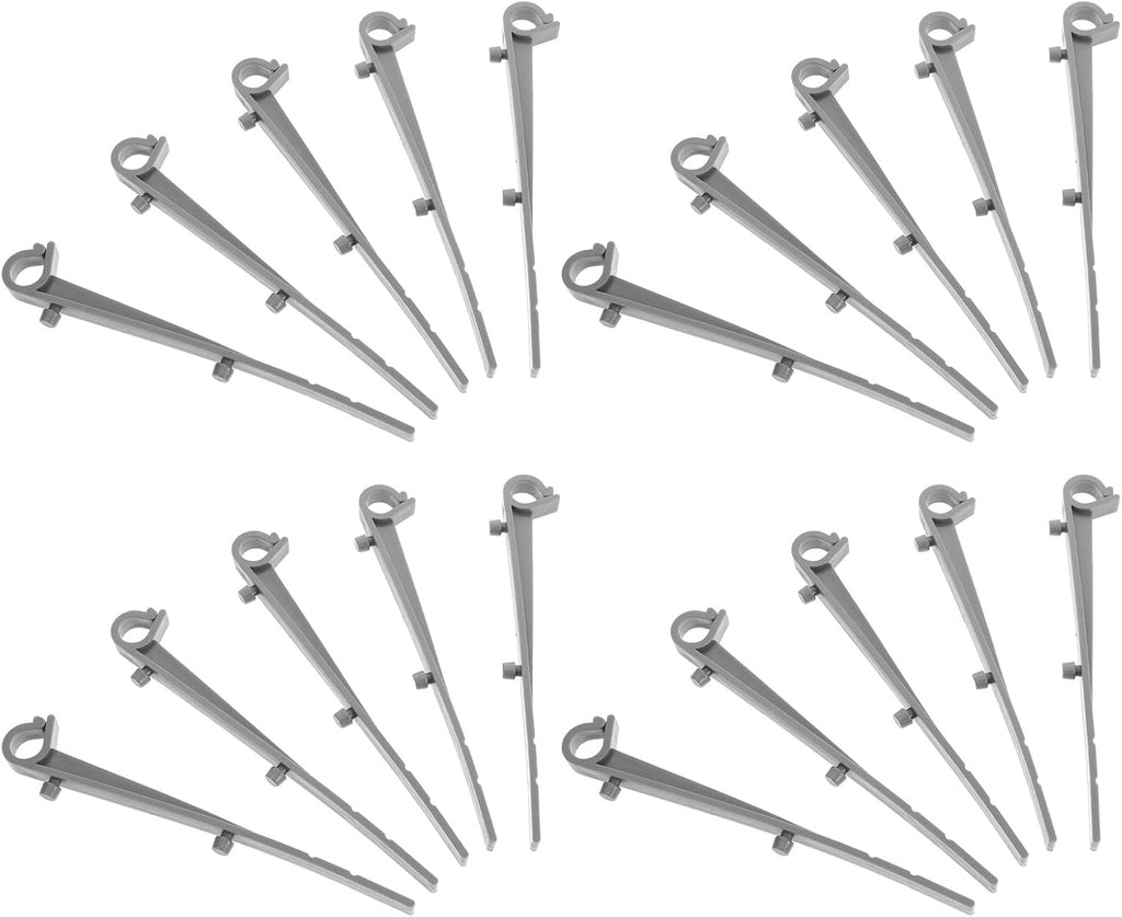  SEWACC Lot De 20 Crochets En Plastique Pour Installation De Gouttière - Clips Durables Pour Usage Domestique Et Commercial