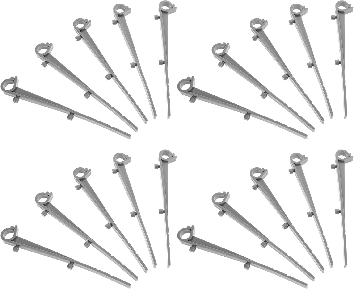  SEWACC Lot De 20 Crochets En Plastique Pour Installation De Gouttière - Clips Durables Pour Usage Domestique Et Commercial