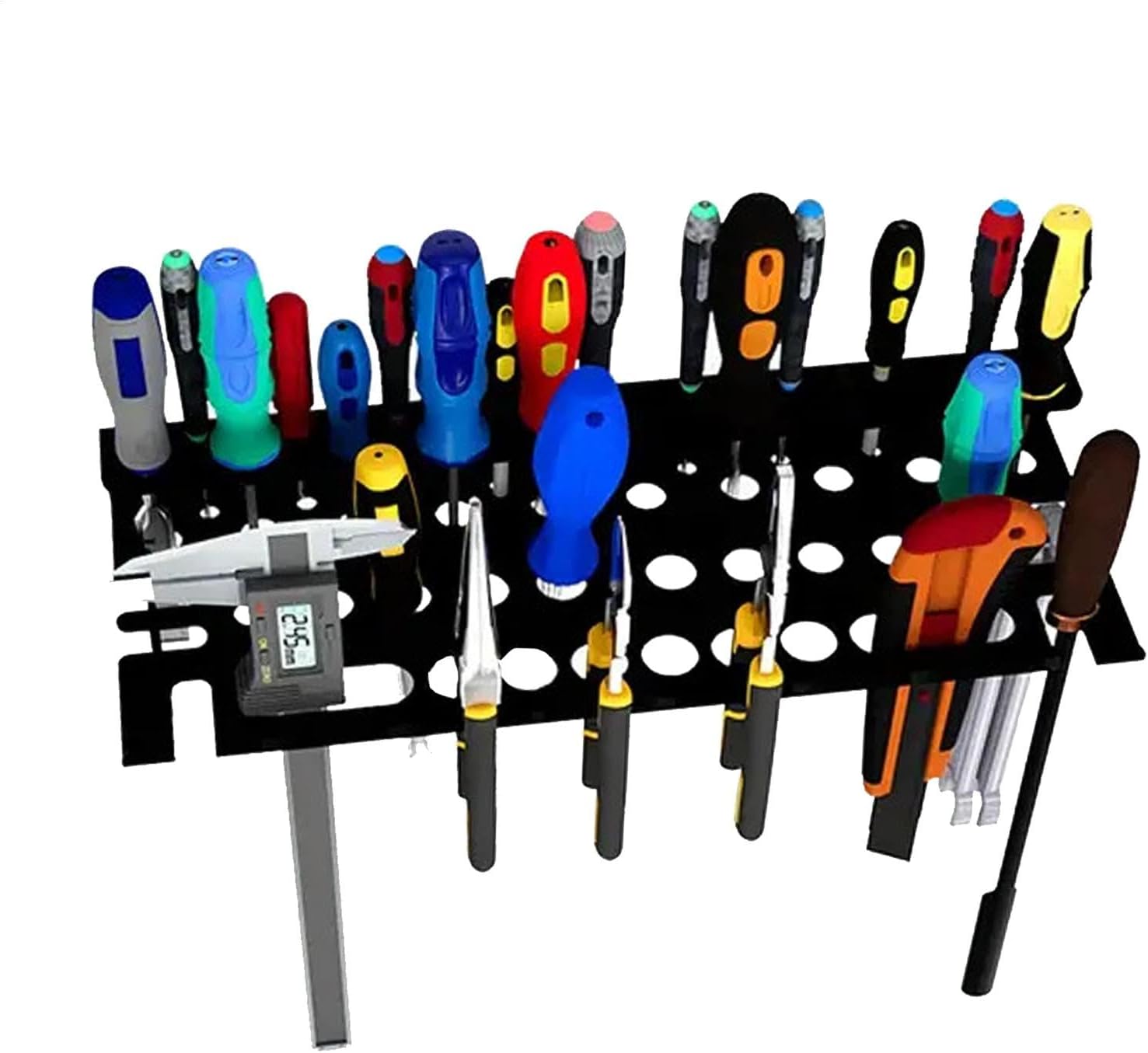  Organiseur Mural Avec Crochets, Organisateur D'outils Lourds, Organisateur D'outils, Support Mural Pour Mur, Organisateur De Montage Mural