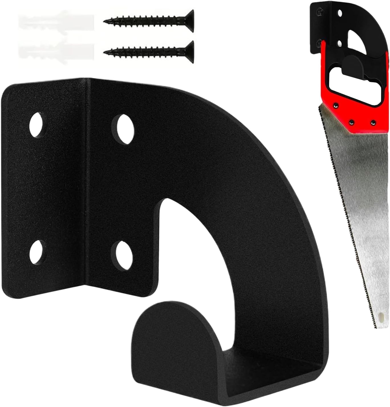  Support Mural En Métal Pour Tronçonneuse, Support De Rangement D'outils Robuste, Organiseur Sécurisé Pour équipement électrique, Idéal Pour Atelier, Garage, Outils De Jardin, Abri De Pelouse