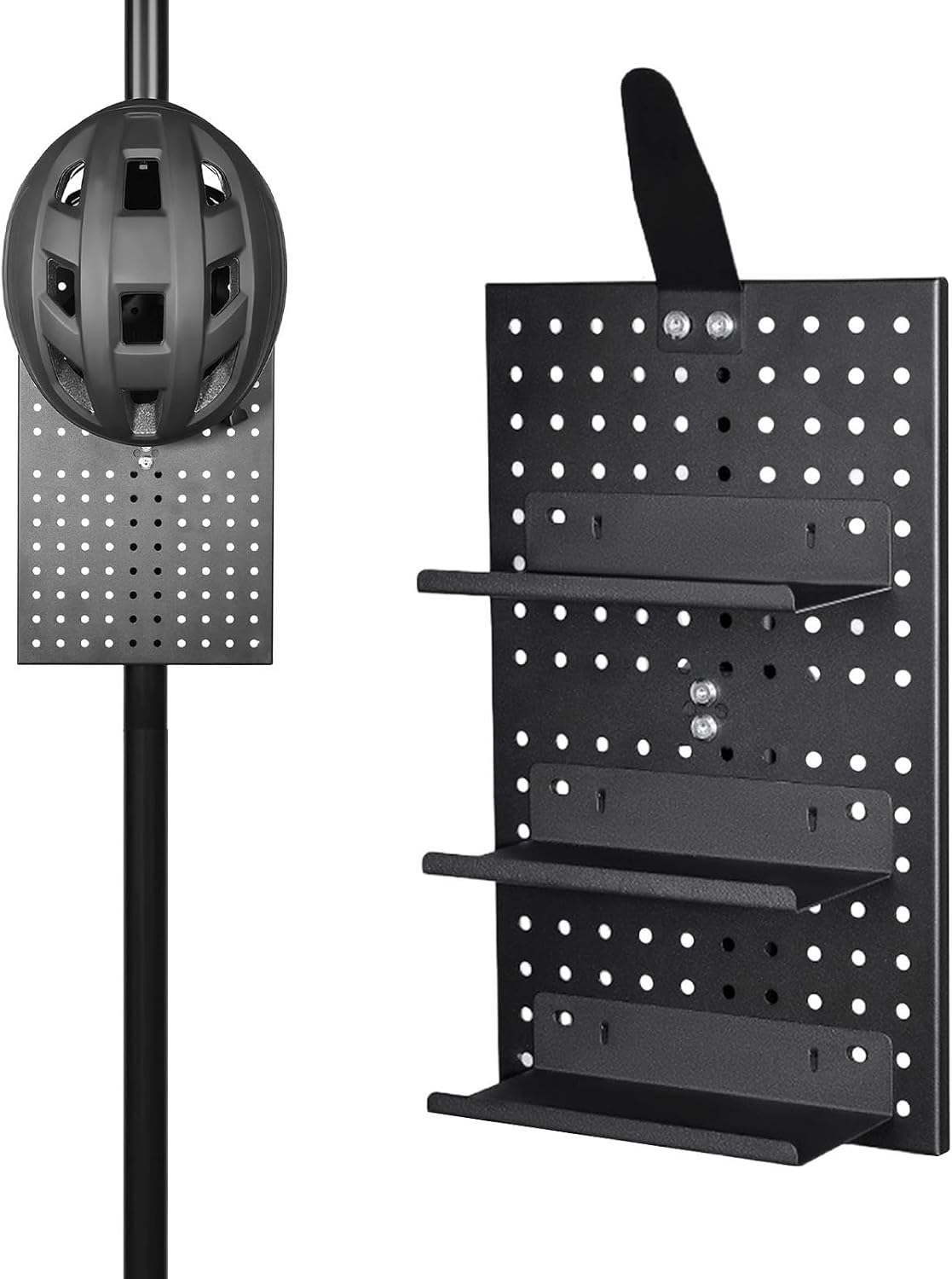  Support D'affichage Pour Panneau Perforé | Organisation D'extension D'outils En Alliage D'aluminium, Support De Casque De Moto | Pour Mur, Garage, Artisanat, Bureau, Atelier