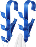 GENERIC Crochets Pour équipement De Piscine, Support De Rangement Réglable à 3 Crochets | Support De Filet Pour Feuilles De Piscine, Râteaux à Feuilles, épuisettes, Brosses, écumoire, Tuyau D'aspiration