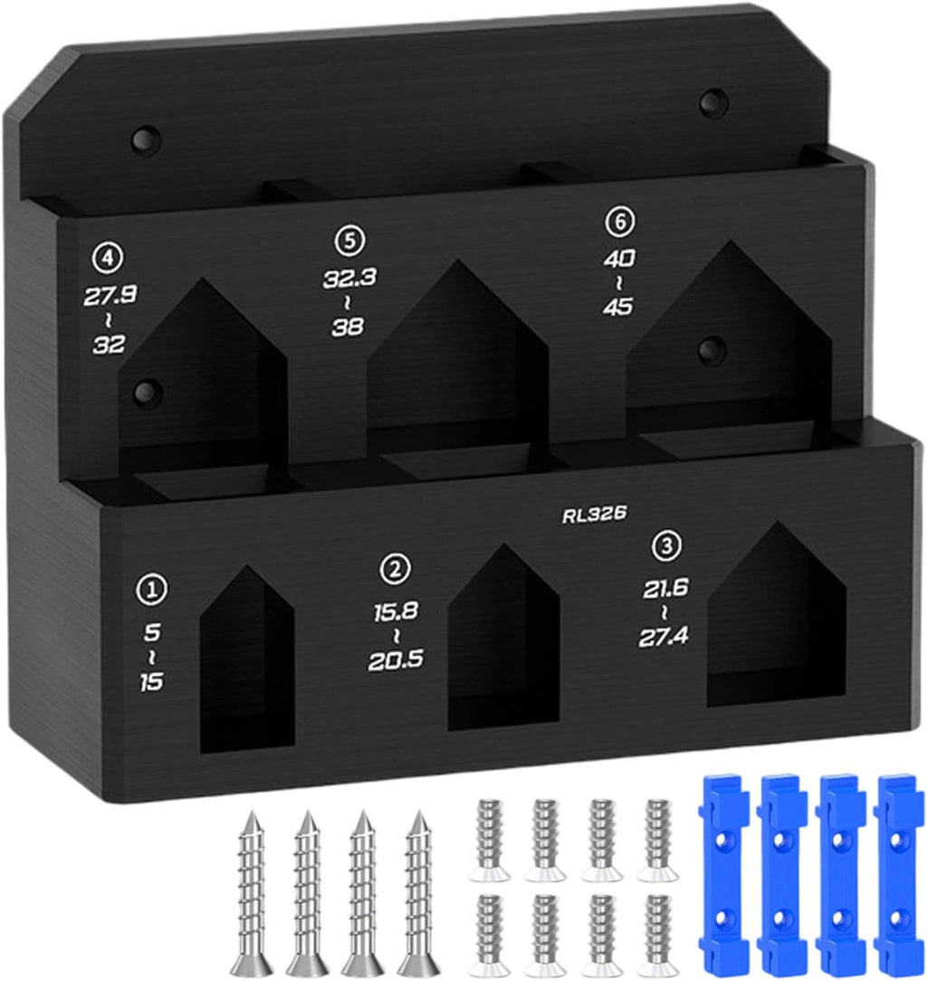 GENERIC Support Mural à 6 Emplacements Pour établi De Vélo – Support De Rangement Pour établi – Pour établi, Garage, Abri De Jardin, Panneau Perforé, Maison, Atelier, Sous-sol