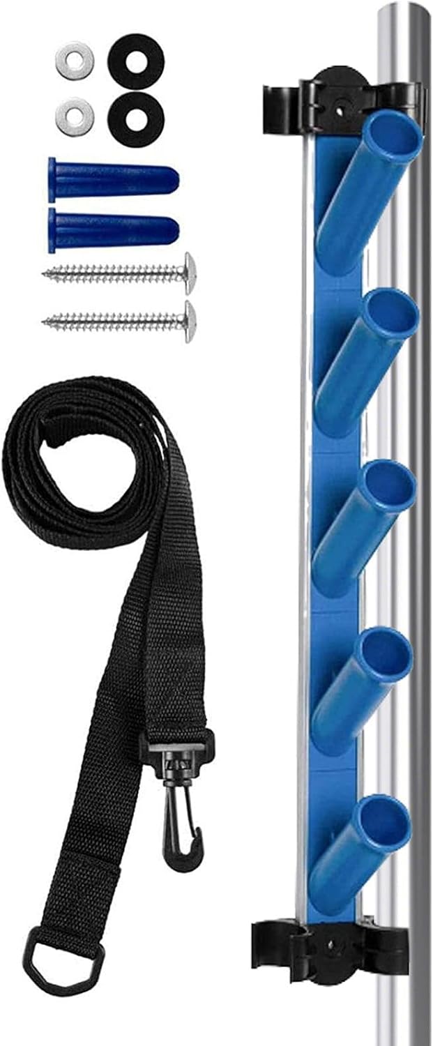  Generisch Stockage D'accessoires De Piscine, Stockage D'accessoires De Piscine | Crochet De Clôture Pour Organisateur D'équipement De Piscine - Porte-outils Multifonction Pour Filet De Skimmer, Tuyau,