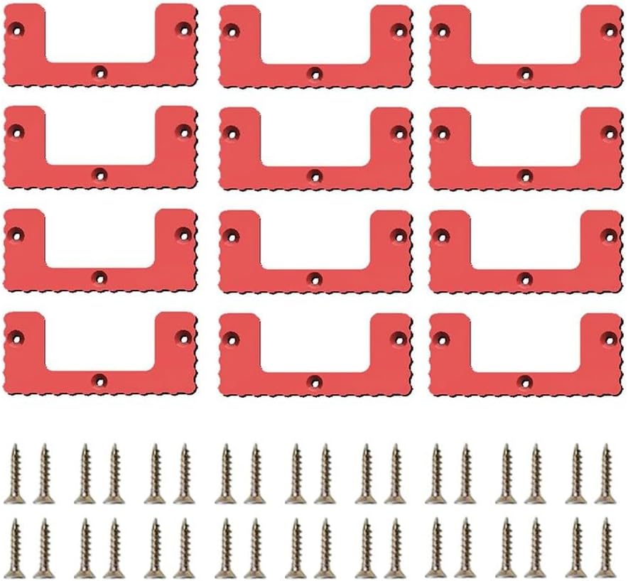  Lot De 8/12/16/20 Crampons De Montage Pour Système PACKOUT - Supports Muraux En ABS Pour Boîtes à Outils, Garage, Atelier, Camion, Solution D'organisation (20 Pièces)