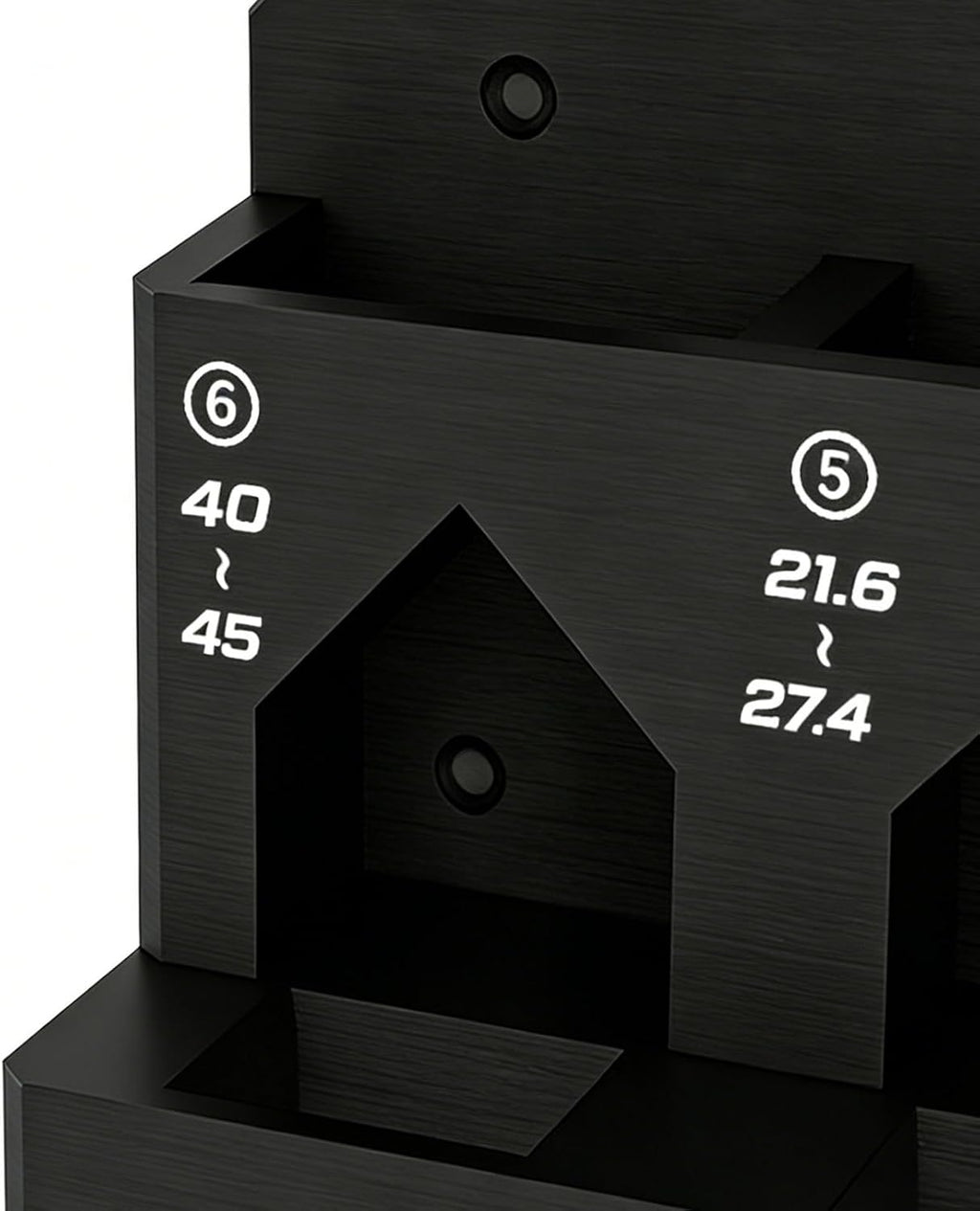  Générique Râtelier De Rangement Pour Outils | Organiseur à Fixation Murale | Support à Pinces à Faible Encombrement - Pour établi, Garage, Abri De Jardin, Panneau Perforé, Maison,