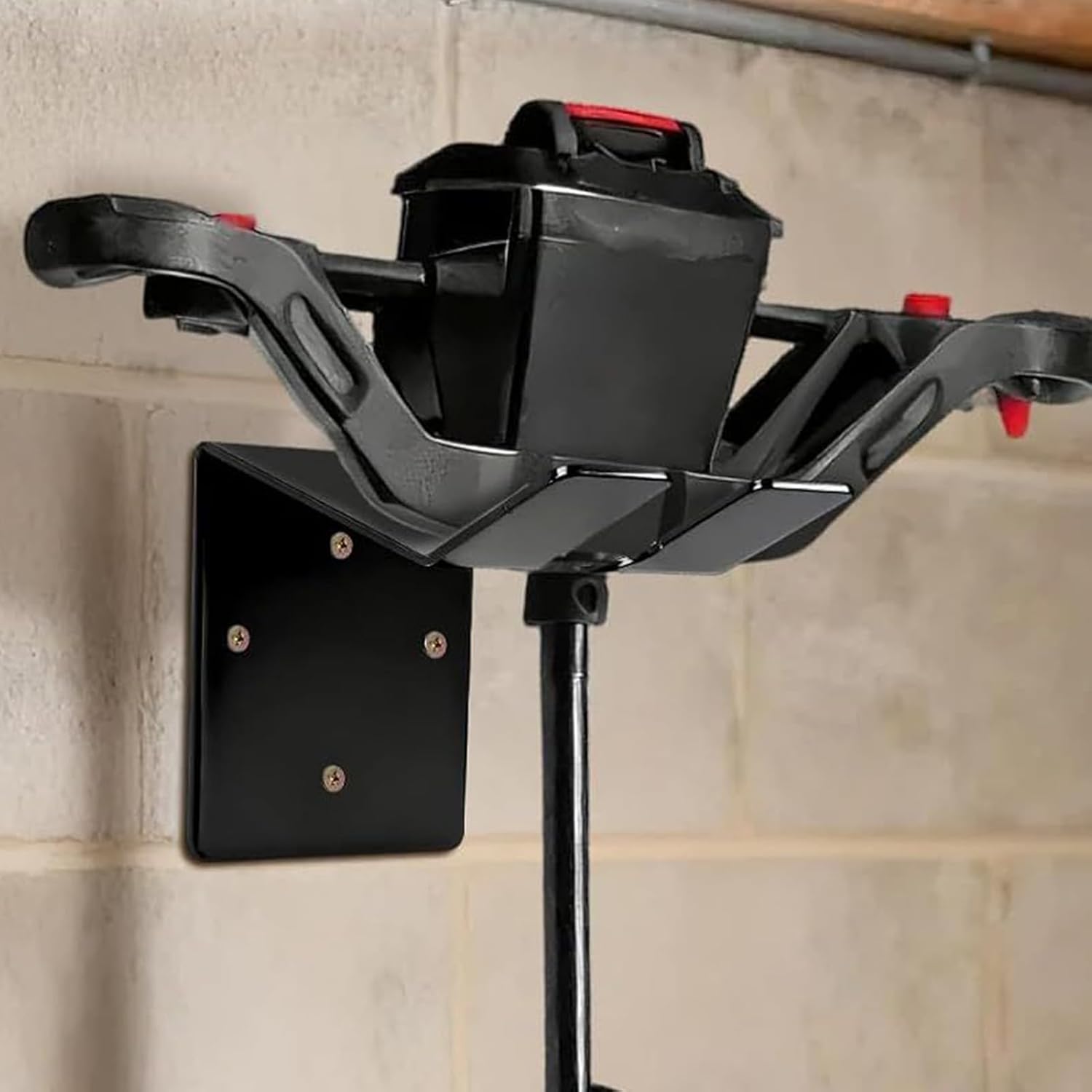 GENERIC Organiseur De Perceuse à Glace électrique | Support Mural Vertical En Forme De L – Rangement De Garage Pour Tarière à Glace, Pour équipement De Sport, Gestion Des Tuyaux, Jardin, Garage, Intérieur Et
